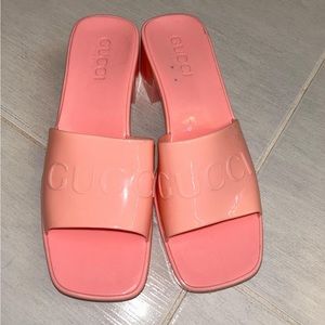 Gucci Jelly Sandals 7.5